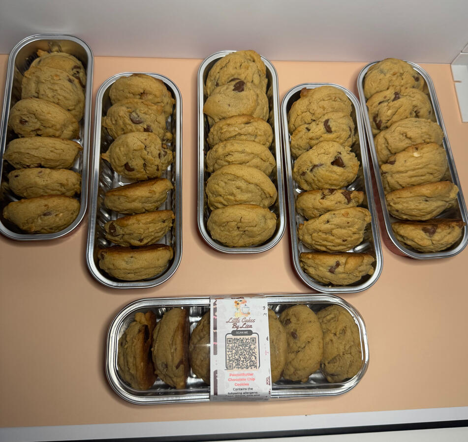 Peanut Butter Choc Chip Cookies